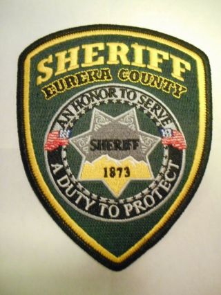 Style Eureka County,  Nevada Sheriff Department Patch