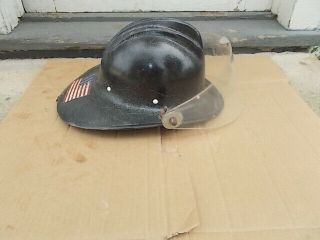 Vintage Fireman Helmet,  Hard Boiled - E.  D.  Bullard Co.