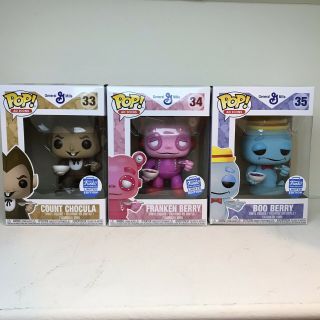 Funko Pop Ad Icons Halloween 3 - Pack Frankenberry,  Boo Berry,  Count Chocula