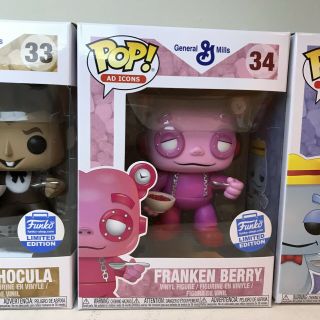 Funko Pop Ad Icons Halloween 3 - Pack Frankenberry,  Boo Berry,  Count Chocula 3