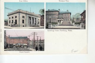 3 Views Post Office Museum And Depot Square Fitchburg Ma