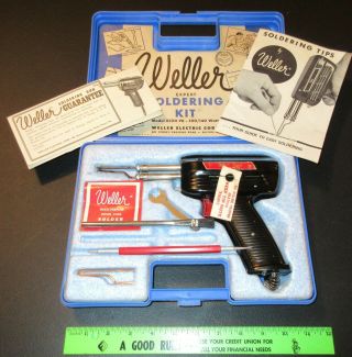 Vintage Weller Expert Soldering Kit W/manuals Etc.