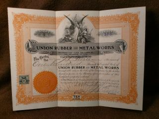 Union Rubber And Metalworks Manila Philippines Islands 1912 Stock 7