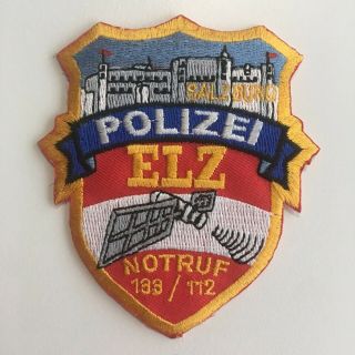 Salzburg Police 112 (911) Dispatch Team Patch Austria / Österreich Abzeichen