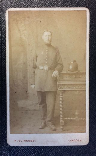 12 Old Vintage CDV Photographs including military in album,  1830 ' s 5
