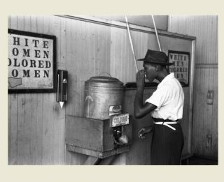 1939 Colored Drinking Fountain Photo Black Negro Segregation,  Oklahoma