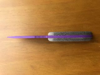ESEE Candiru Purple Fixed Blade Knife w/ Armatus Kydex Sheath and Micarta Scales 4