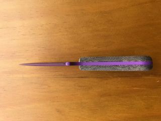 ESEE Candiru Purple Fixed Blade Knife w/ Armatus Kydex Sheath and Micarta Scales 5