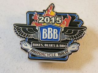 18 Different Bbb Bikes,  Blues,  & Bbq Fayetteville Arizona Motorcycle Rally Pins