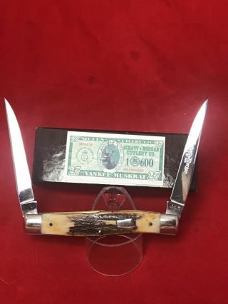 Schatt & Morgan Awesome Stag Yankee Muskrat Queen Knife
