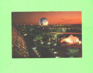 Oo Postcard Epcot Center Walt Disney World Future World Discover Dreams