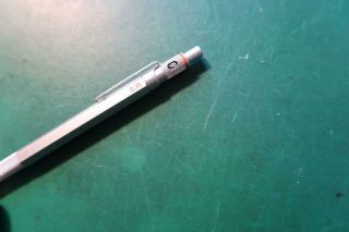 Rotring Mechanical Metal Axis Pencil Silver 0.  35mm From Japan