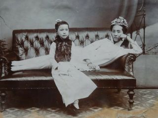 1 China Real Photograph Reclining Girl 1910 Shanghai 31 Peking Hong Kong