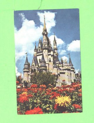 Oo Postcard Walt Disney World Cinderella Castle