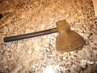 Antique Broad Axe Hewing Axe With 9 1/8 " Wide Blade Good Antique