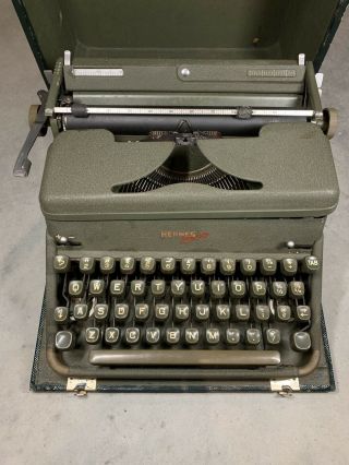 Rare Hermes 2000 Vintage Typewriter 2