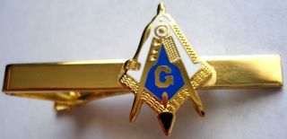 Tools Masonic York Scottish Rite Trowel Plumb Freemason Tie Bar Clip
