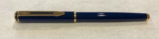 Vintage Waterman Preface Rollerball,  Navy Blue Lacque W/ Gold Trim - Estate