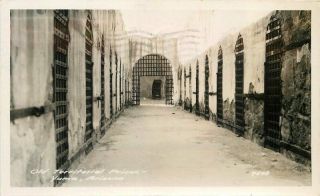 1938 Old Territorial Prison Yuma Arizona Rppc Photo Postcard 12931