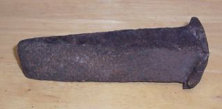 Vintage Old 6 1/2 " 3 Lb.  Metal Wood Splitting Wedge Firewood Log