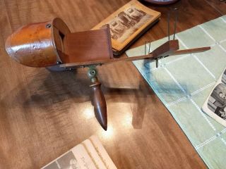 Vintage Stereoscope Viewer W/76 Cards