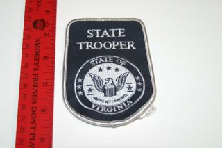 Va: State Of Virginia State Trooper Tv Show Prop Patch