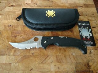 Spyderco Knife very rare CPM S30V James A.  Keating made in Colorado Earth 2