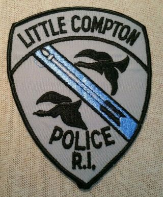 Ri Little Compton Rhode Island Police Patch