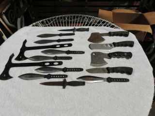 Throwing Timber Wolf Knifes,  Condor Axes Bullseye Smith & Wesson Hatchets Asis
