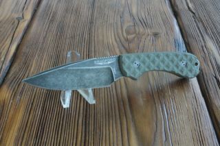 Bradford Knives Guardian3 Fixed Blade Od Green G - 10 (sabre/m390/nimbus)