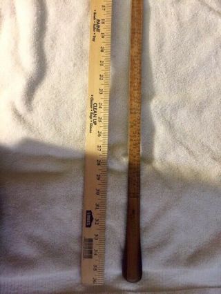 Cleveland Rule Co Green Lumber Measuring Stick Timber Antique 3