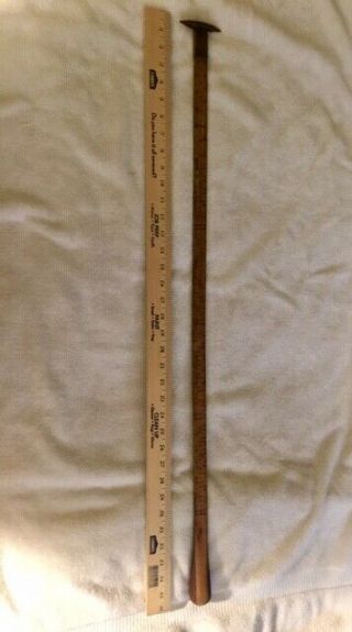 Cleveland Rule Co Green Lumber Measuring Stick Timber Antique 5