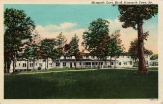 Mammoth Cave Hotel Kentucky Erected 1930 Vintage Postcard