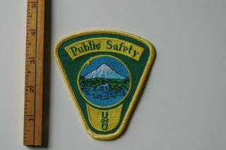 Or: University Of Oregon Public Safety Patch - Snag In Circle View Photo