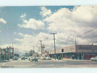 Pre - 1980 Shops Along Street Lancaster By Santa Clarita & Los Angeles Ca Af2608