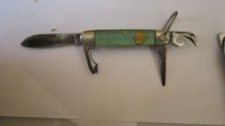 Vintage Gsa Kutmaster Utica Ny 4 Blade Pocket Knife Usa