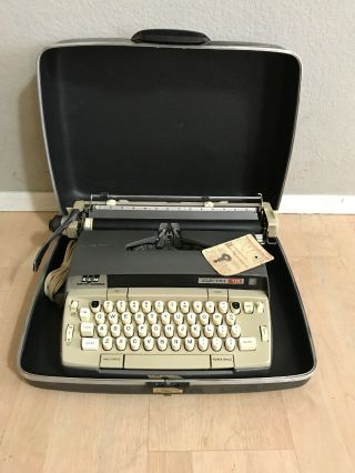 Vintage Smith Corona Electra 120 Portable Electric Typewriter W/case & Key