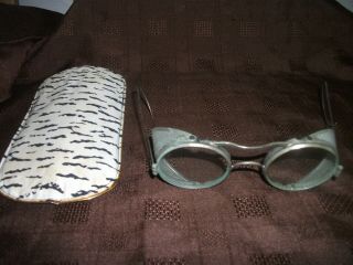 Pair Vintage Welding Glasses - Probably By Murex - Cosplay Steampunk Etc