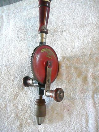 Very Good Hand Drill,  Vintage Miller - Falls Co.  No 38 Hand Drill,  1935 - 1947,  Usa