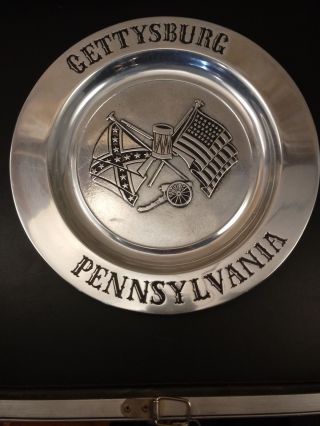Gettysburg Pennsylvania Souvenir Plate - Wilton