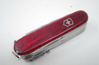 Ruby Red Victorinox Cybertool L 91mm 41 Swiss Army Cross Pocket Knife Folding 4