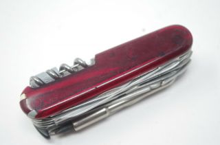 Ruby Red Victorinox Cybertool L 91mm 41 Swiss Army Cross Pocket Knife Folding 6