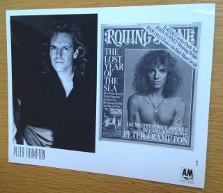 Peter Frampton Shine On Rolling Stone 1992 A&m 8x10 Promo Photo
