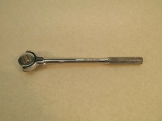 Vintage S - K Tools No.  3870 3/8 " Drive Swivel Ratchet Mechanics Tool Long Handle