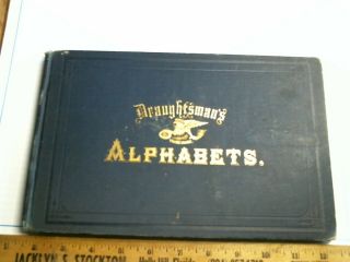 1877 K&e Calligraphy Font Style Guide Antique Vintage Old Book 7th Ed Alphabet