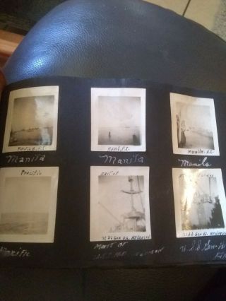 Photo Album With Antique Navy Photos From 1946 Mostly of Hawaii & Guam 2