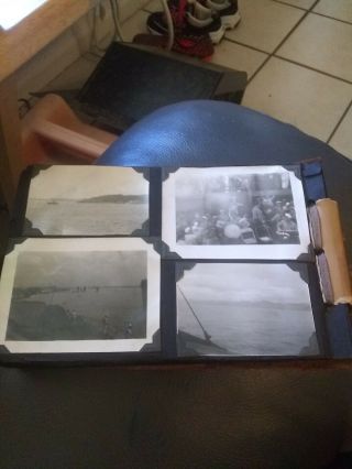 Photo Album With Antique Navy Photos From 1946 Mostly of Hawaii & Guam 3