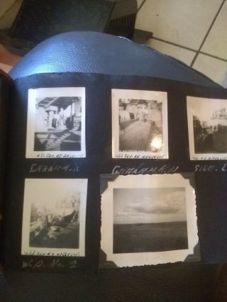 Photo Album With Antique Navy Photos From 1946 Mostly of Hawaii & Guam 6