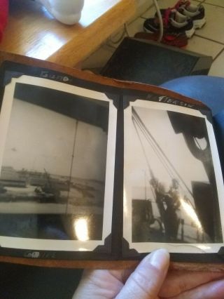 Photo Album With Antique Navy Photos From 1946 Mostly of Hawaii & Guam 7