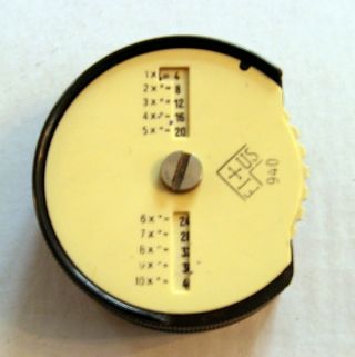 Unique Vintage Old Bakelite Pencil Sharpener A Multiplication Table Fixus